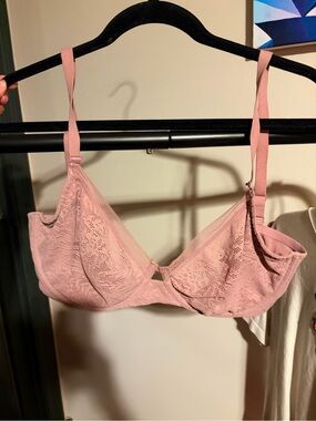 Pink Lace Undwire Bra - Women Intimates